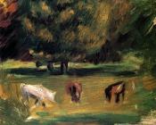 皮埃尔 奥古斯特 雷诺阿 : Landscape with Horses